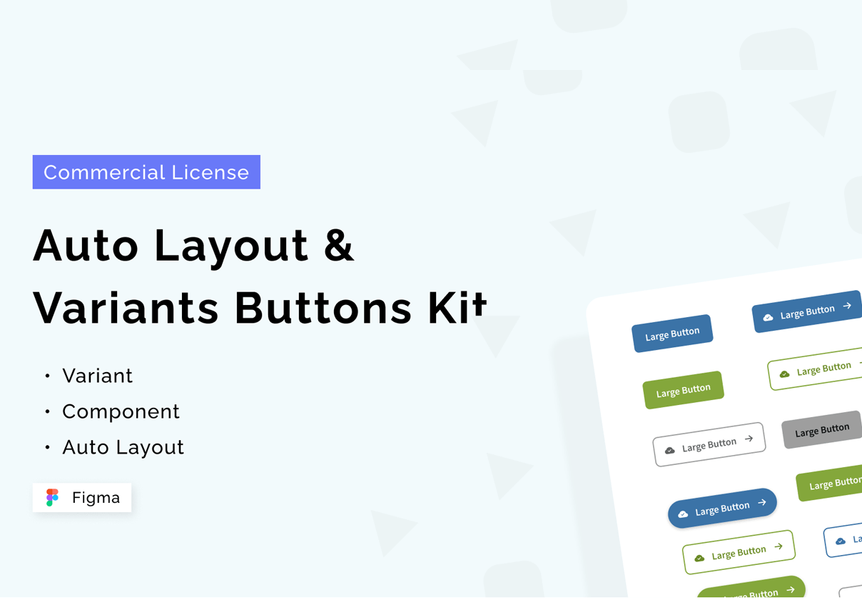 自动排版_变体按钮套件 (Auto Layout _ Variants Buttons Kit)