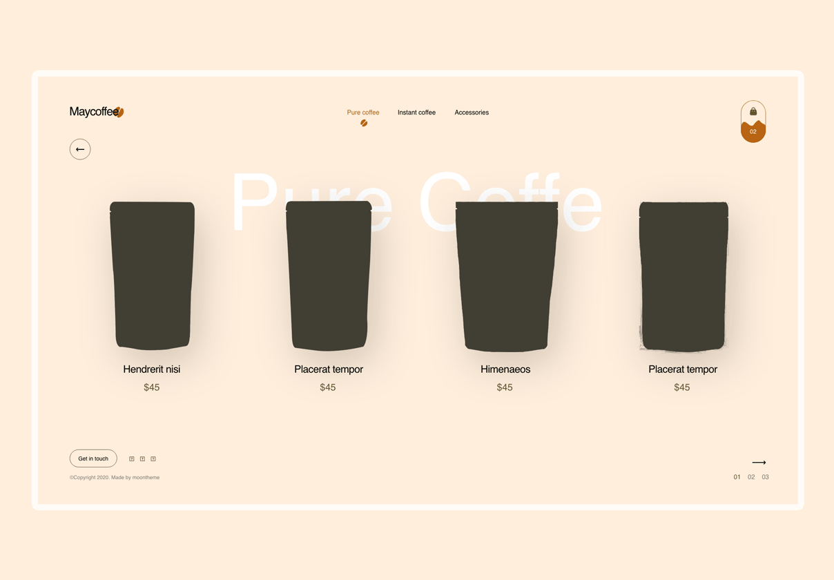 MayCoffee - 咖啡店模板 (MayCoffee - Coffee Store Template)