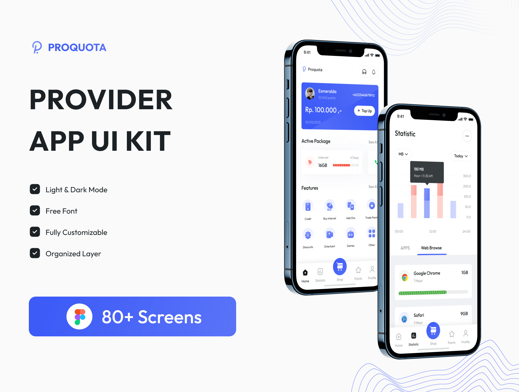 Proquota - 互联网供应商应用程序 (Proquota - Internet Provider App)
