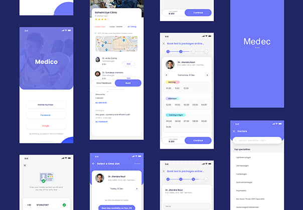 Medec健康护理UI套件 (Medec Health Care UI Kit)