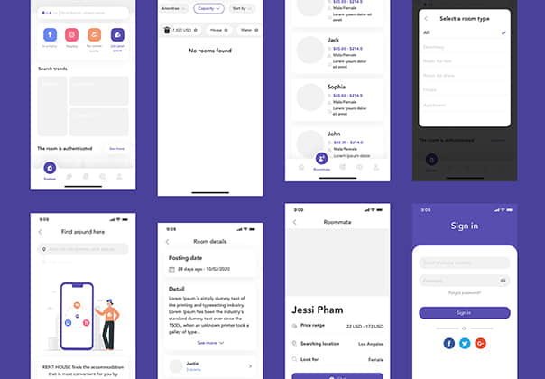 RentHouse - 简单的房屋搜索移动应用程序 (RentHouse - Simply Home Search Mobile App)
