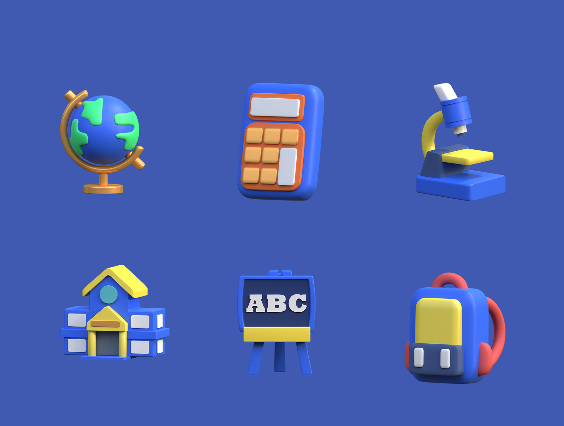 三维图标包 - 教育 (3D Icon Pack - Education)