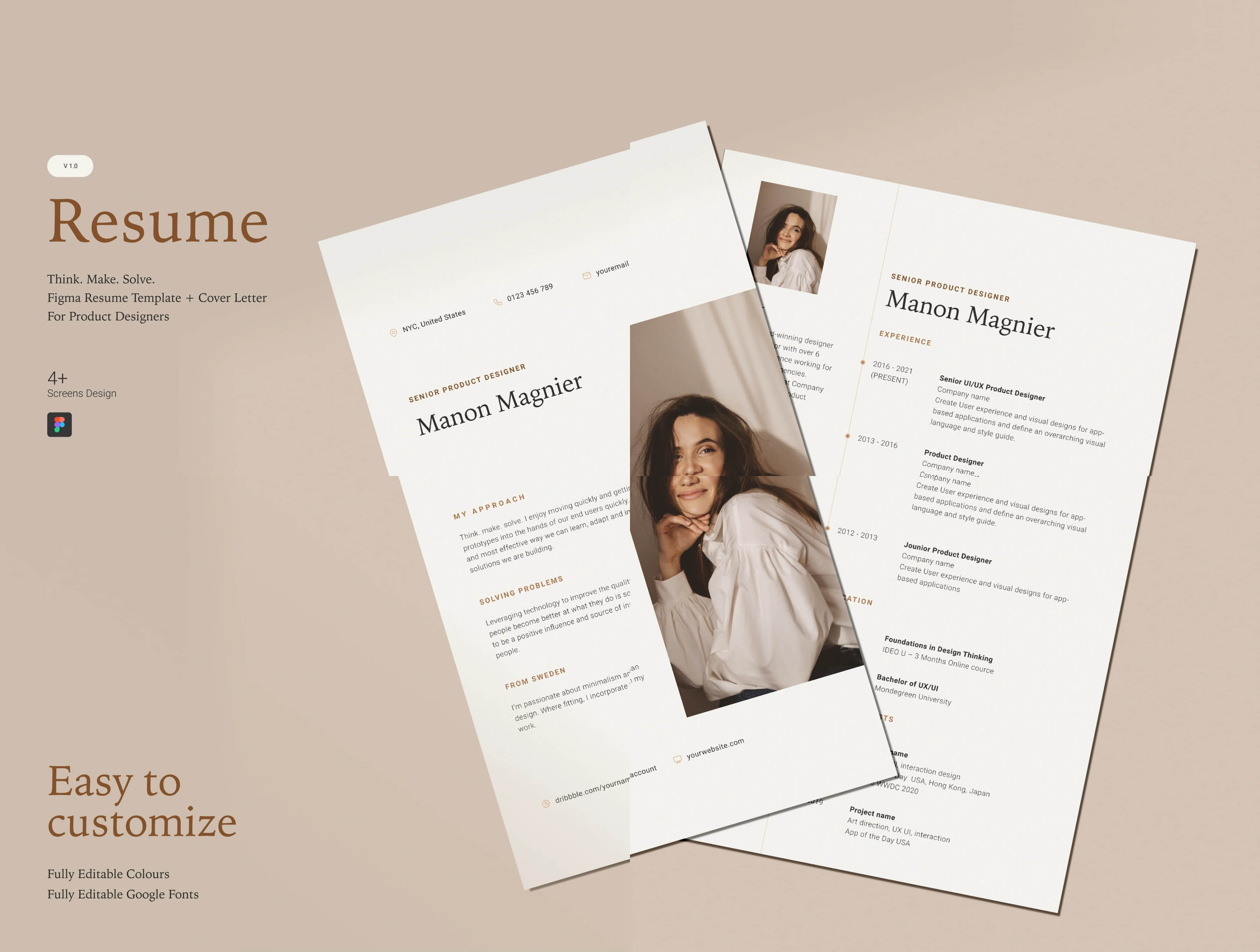 玛侬-马格尼耶简历 (Manon Magnier Resume)