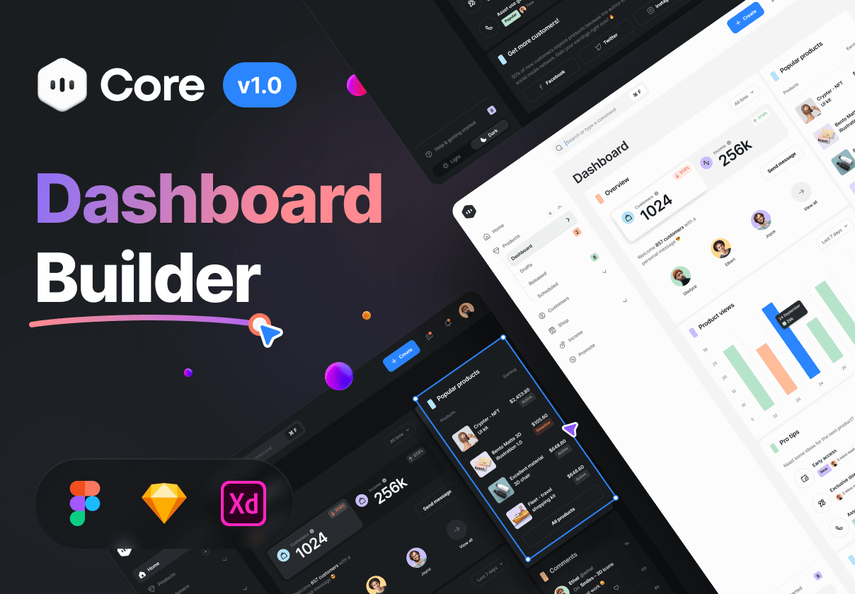 核心 - 仪表板生成器 (Core – Dashboard Builder)