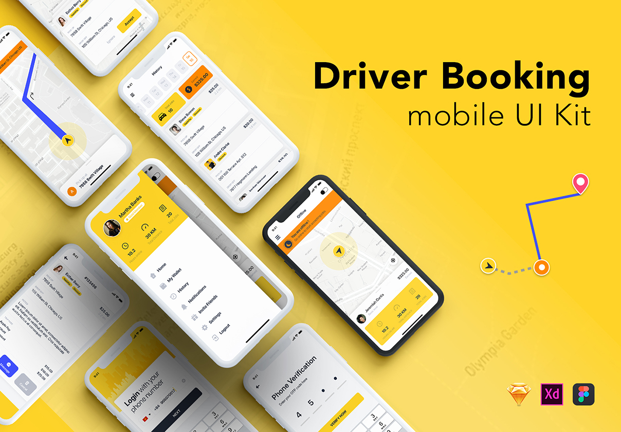 香港司机UI套件 (Aber Driver UI Kit)