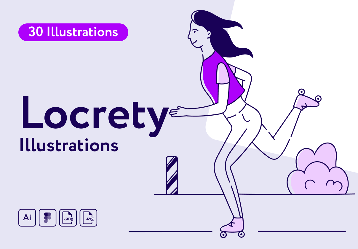 地铁插图 (Locrety Illustrations)