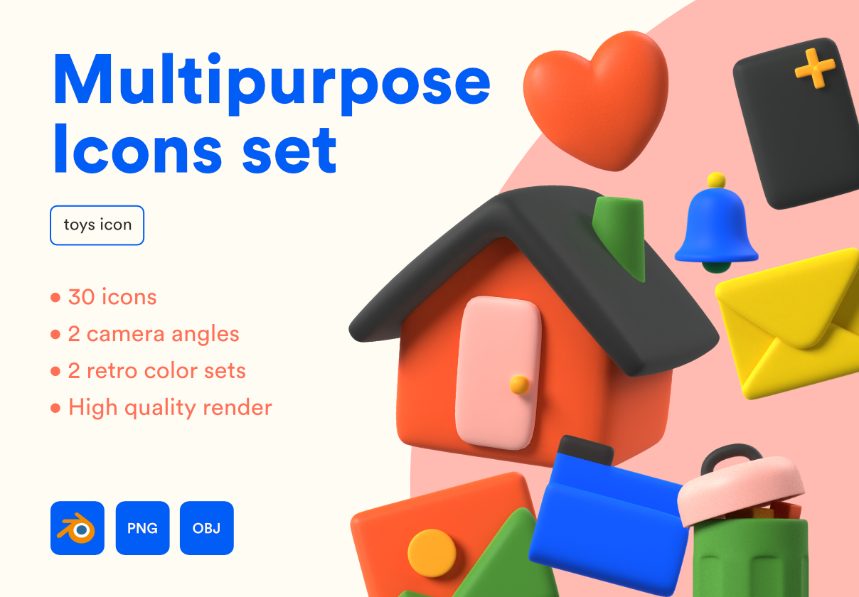 多用途图标集 (Multipurpose Icon Set)