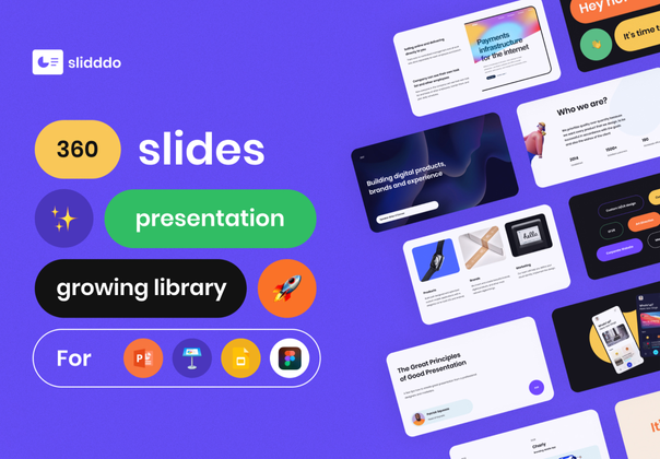 360手工制作的演示幻灯片 (360 Handcrafted Presentation Slides