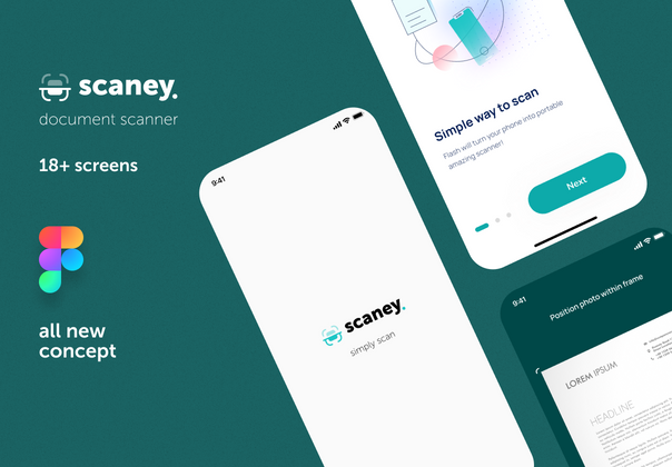 Scaney - 文件扫描器应用程序 (Scaney - Document Scanner App)