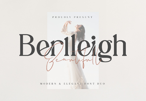 Berlleigh Beautifull Font Duo (Berlleigh Beautiful