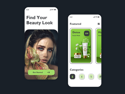 美貌女孩用户界面(Beauty Look Girl UI)