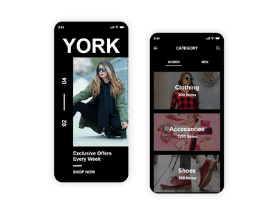 女装用户界面(Women Clothing UI)