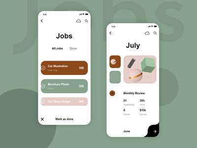工作界面(Jobs UI)