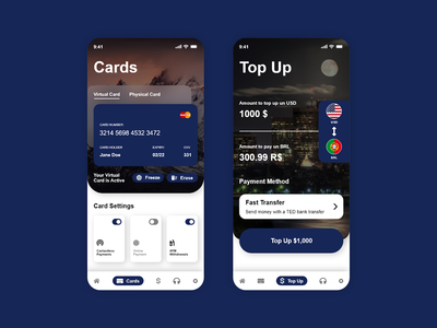 卡美元用户界面(Card USD UI)