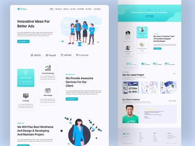 代理网站登陆页面(Agency Web Landing Page)
