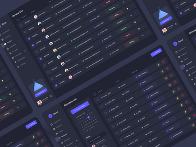Saas 仪表板 _ 暗模式 (V2)(Saas Dashboard _ Dark mode (V2))