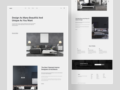 室内网站设计(Interior Website Design)