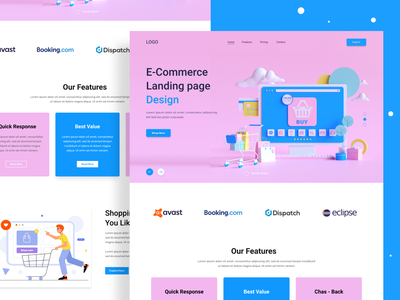 电子商务网站和登陆页面(E- commerce website & Landing Page)