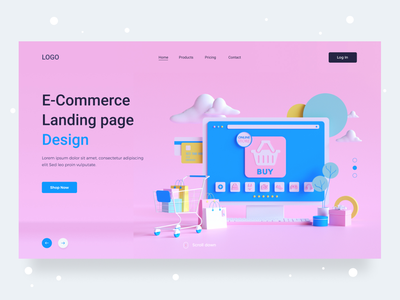 英雄标题设计(Hero Header Design)