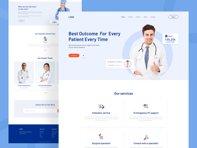 医疗网站和登陆页面(Medical Website & Landing Page)