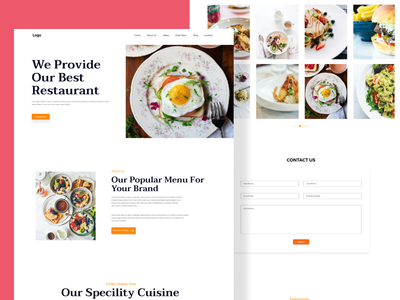 餐厅和食品网站(Restaurant & Food website)