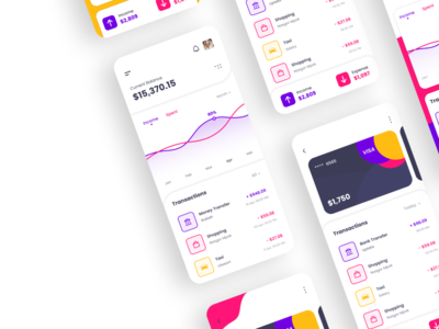 金融应用概念(Finance App Concept)