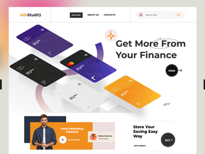 金融网站设计(Finance Website Design)