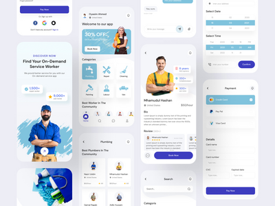 按需服务移动应用程序设计(On-Demand Service Mobile App Design)