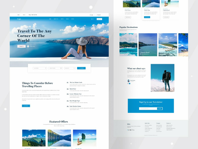 旅游网站设计(Travel Website Design)