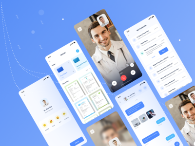 医疗移动应用 UX/UI 设计 _ (V-4)(Medical Mobile App UX/UI Design _ (V-4))