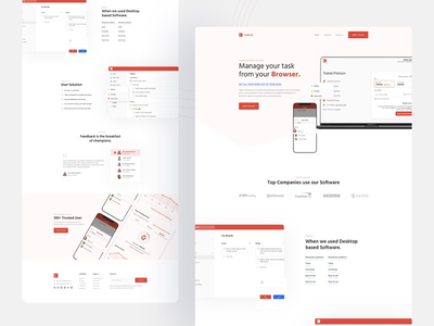Todoist SaaS 登陆页面(Todoist SaaS Landing page)