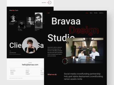 数字代理登陆页面(Digital agency landing page)