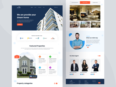 房地产代理网站(Real Estate Agency website)