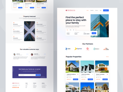 房地产网站UI设计(Real Estate Website UI Design)