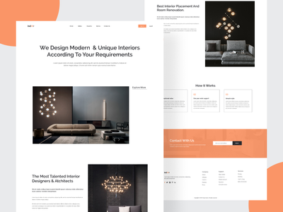 Room Studio - 室内登陆页面(Room Studio - Interior landing page)