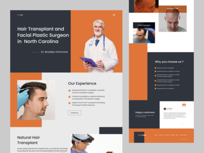 毛发移植登陆页面(Hair Transplant Landing page)