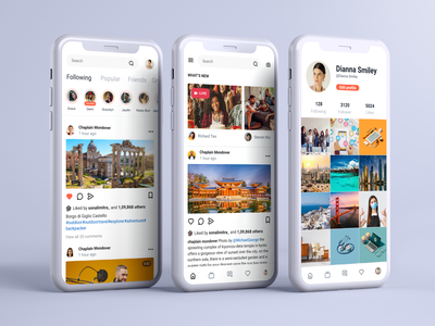 社交媒体应用(Social media App)