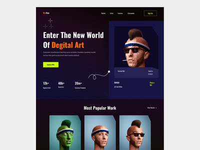 NFT 登陆页面(NFT landing page)