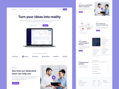 SaaS登陆页面设计(SaaS Landing Page Design)