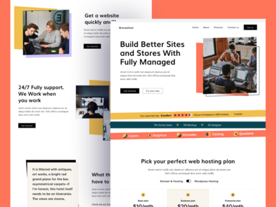 数字代理登陆页面(Digital Agency landing page)