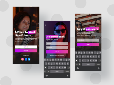 登录和忘记密码(login and Forgot password)