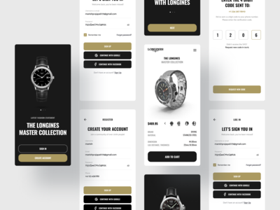 浪琴表商店应用程序(The longines store app)