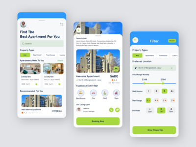 房地产移动应用(Real estate Mobile app)