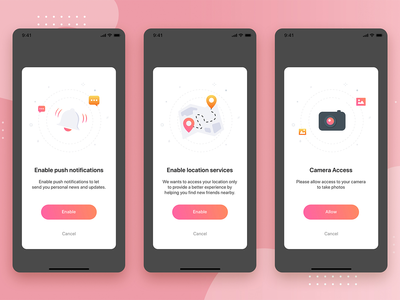 空状态 UI 移动概念(Empty state UI mobile concept)