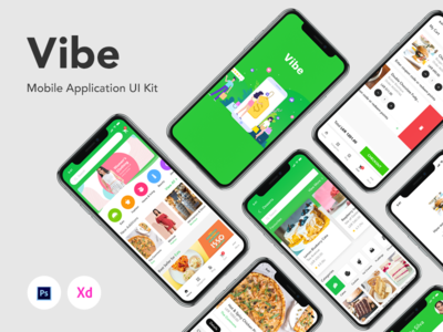 Vibe - 移动应用程序 UI 工具包(Vibe - Mobile Application UI Kit)