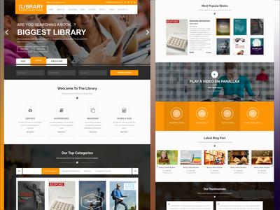 图书图书馆电子商务商店(Books Library eCommerce Store)