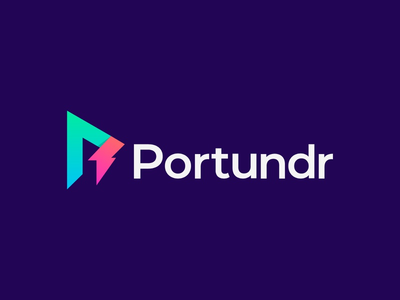 Portunder标志品牌设计(Portunder Logo Branding Design)