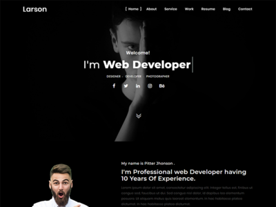 拉森个人投资组合模板(Larson Personal Portfolio Template)