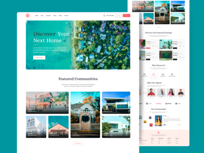 房地产登陆页面(Real Estate landing page)