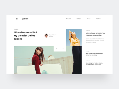 Quadro - 博客标题概念(Quadro - Blog Header Concept)